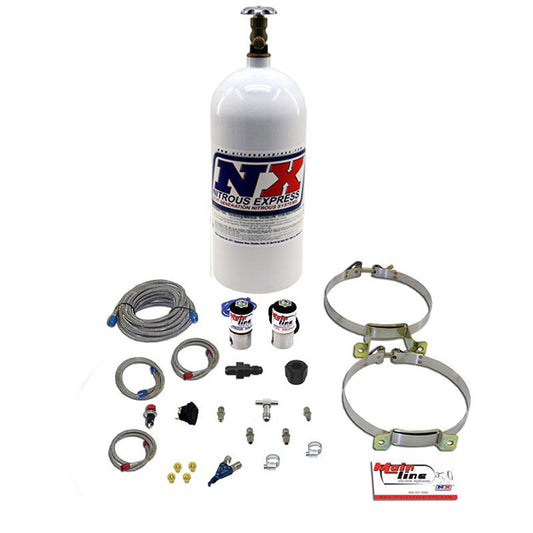 Nitrous Express MAINLINE EFI SINGLE NOZZLE SYSTEM W/ 10LB BOTTLE NX-ML2000