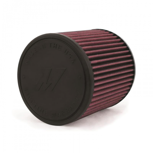 Mishimoto Mishimoto Performance Air Filter 3.5 In. Inlet 6 In. Filter Length Red MMAF-3506