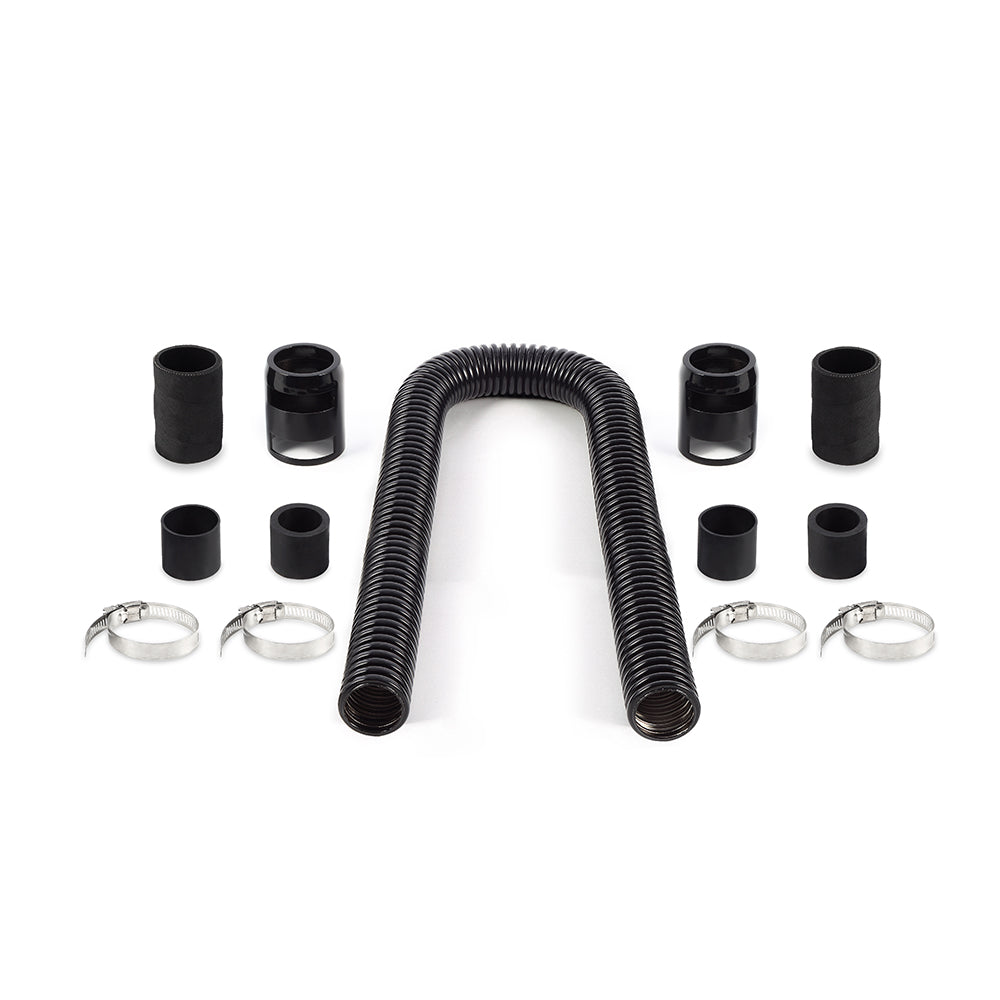 Mishimoto Universal Flexible Stainless Steel Radiator Hose Kit, 36", Black MMAH-U36BK