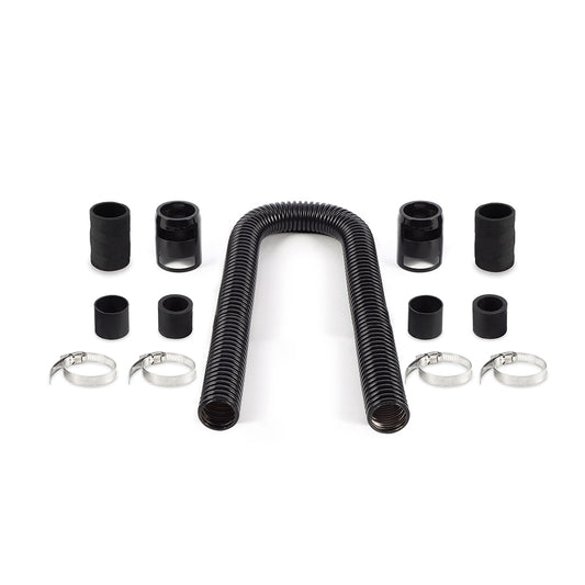 Mishimoto Universal Flexible Stainless Steel Radiator Hose Kit, 36", Black MMAH-U36BK