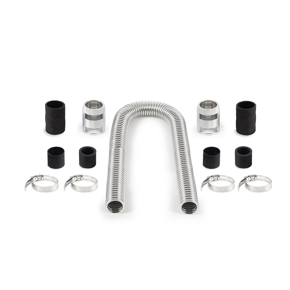 Mishimoto Universal Flexible Stainless Steel Radiator Hose Kit, 36", Chrome MMAH-U36C