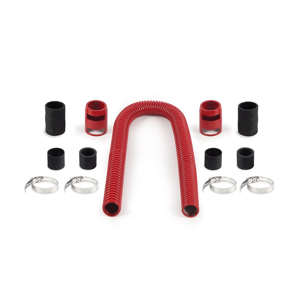 Mishimoto Universal Flexible Stainless Steel Radiator Hose Kit, 36", Red MMAH-U36RD