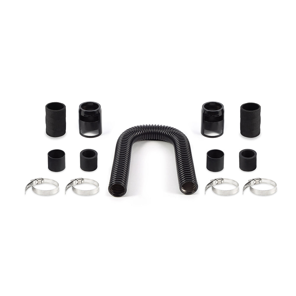 Mishimoto Universal Flexible Stainless Steel Radiator Hose Kit, 24", Black MMAH-U24BK