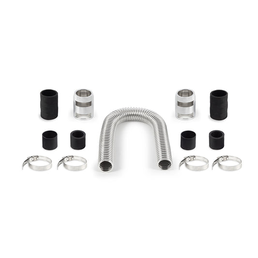 Mishimoto Universal Flexible Stainless Steel Radiator Hose Kit, 24", Chrome MMAH-U24C