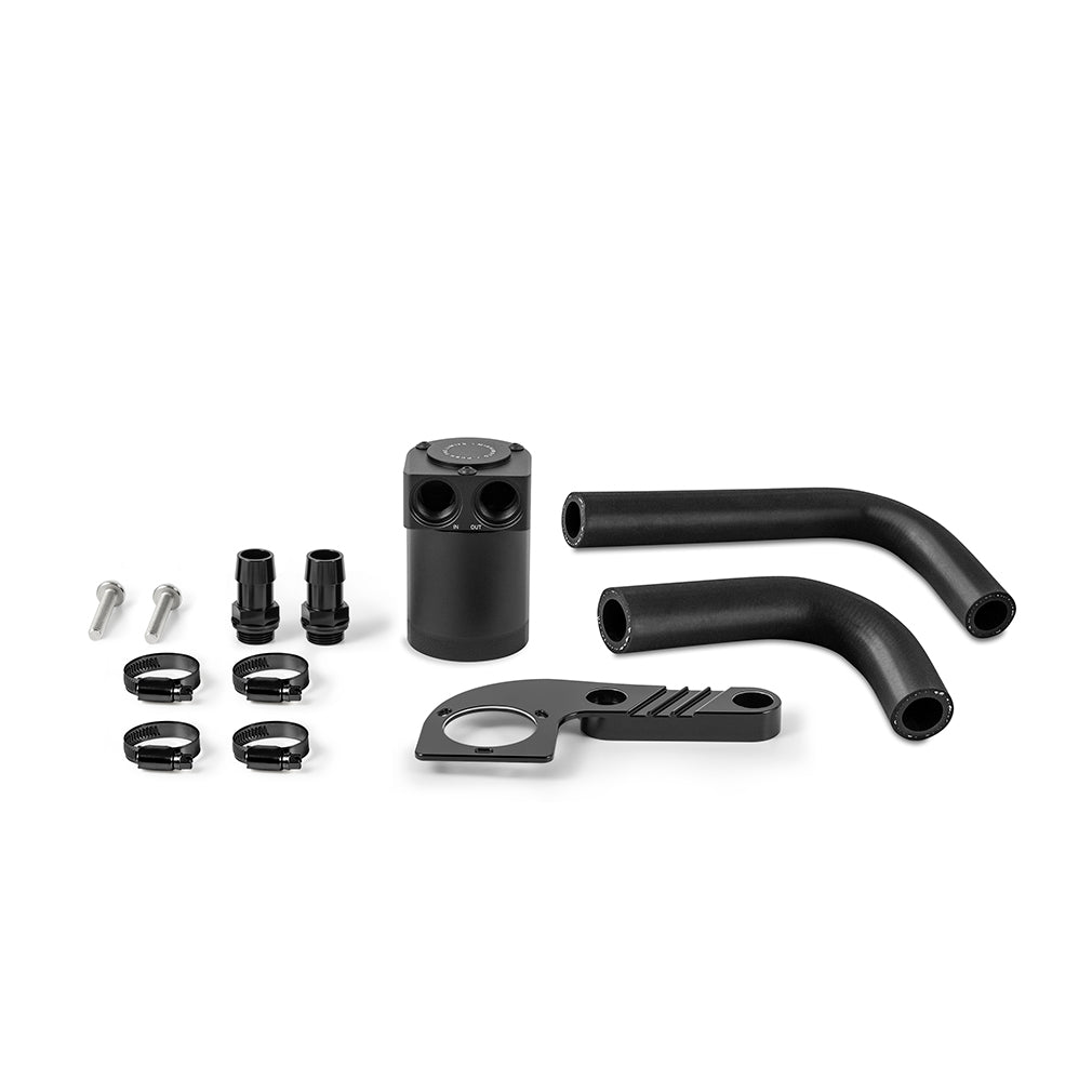 Mishimoto Baffled Oil Catch Can, fits BMW F8X M3/M4 2015-2020, Black Sapphire Metallic MMBCC-F80-15CBS