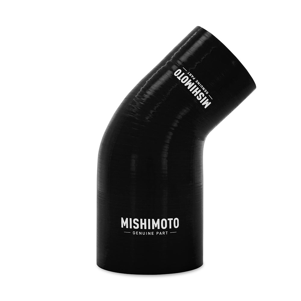 Mishimoto 45-Degree Silicone Transition Coupler, 2.50-in to 3.00-in, Black MMCP-R45-2530BK