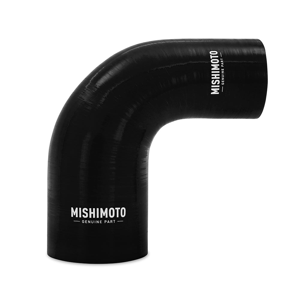 Mishimoto 90-Degree Silicone Transition Coupler, 2.50-in to 3.00-in, Black MMCP-R90-2530BK