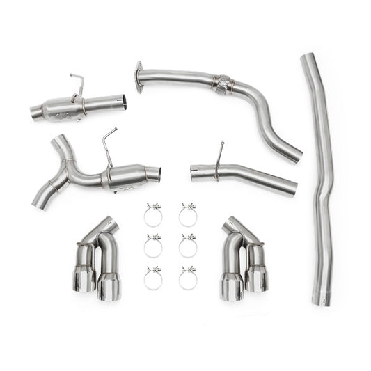 Mishimoto Chevrolet Camaro 2.0T Quad Tip Pro Cat-Back Exhaust MMEXH-CAM4-16QTPP