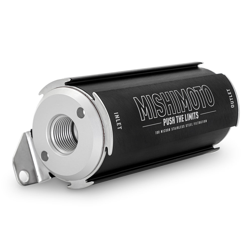 Mishimoto High-Performance -10AN Fuel Filter, 100-Micron Stainless-Steel Insert MMFF-ST-S100