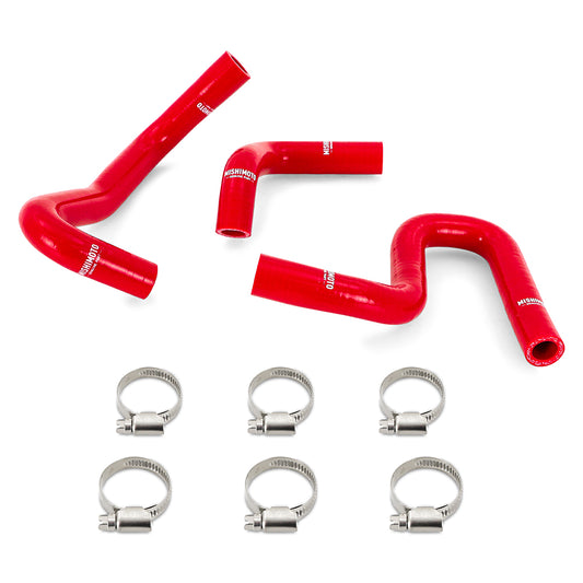 Mishimoto Silicone Heater Hose Kit, Toyota 4Runner 3.4L 1996-2002 W/O Rear Heater, Red MMHOSE-4RUN34-96HHRD