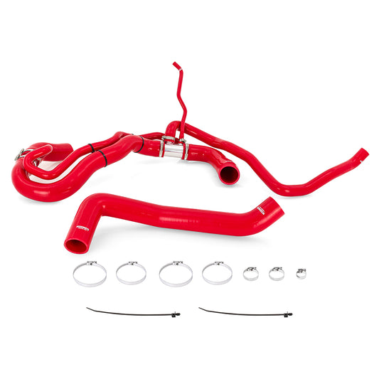 Mishimoto Silicone Coolant Hose Kit, fits Chevrolet/GMC 6.6L Duramax 2017-2019, Red MMHOSE-DMAX-17RD