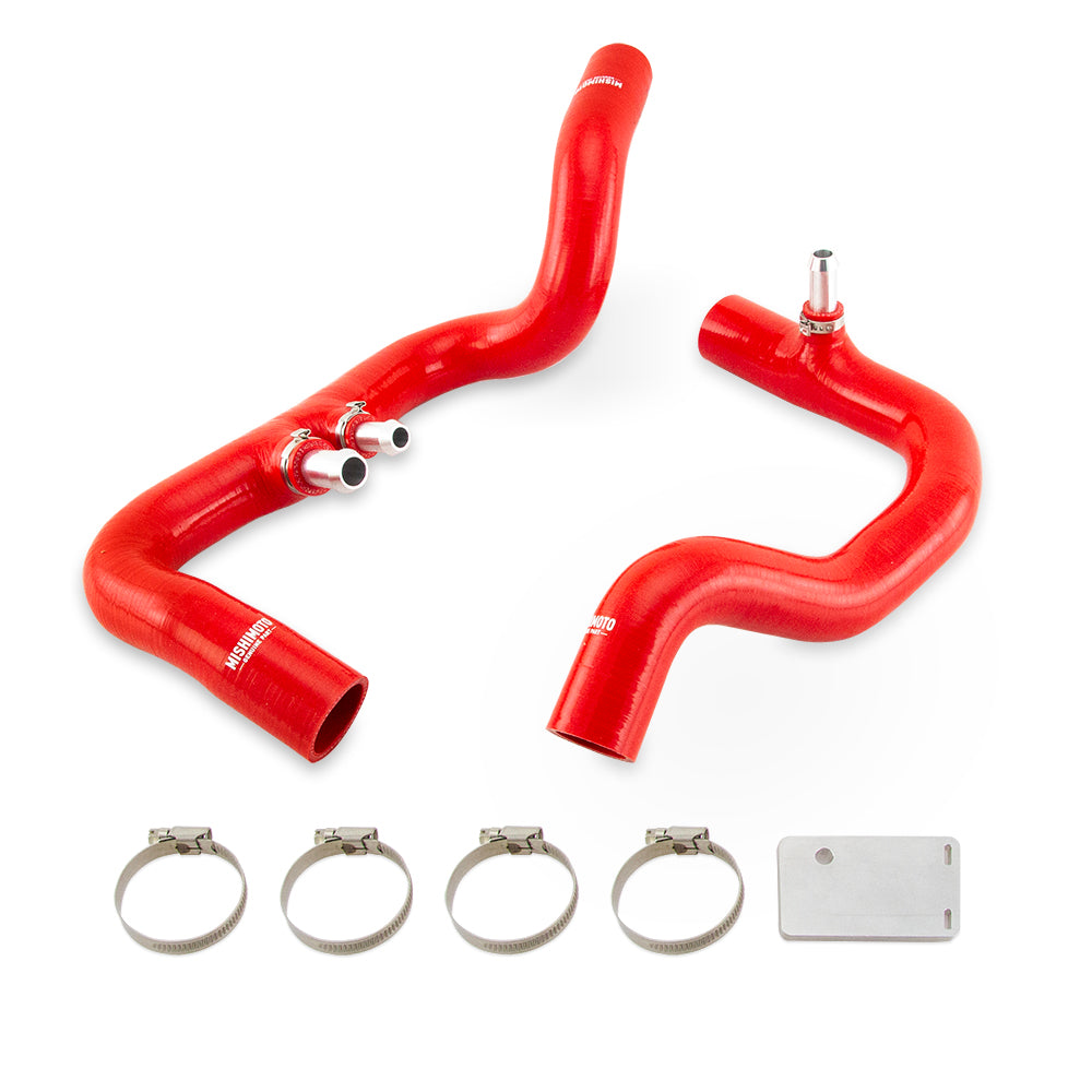 Mishimoto Silicone Coolant Hose Kit, Fits 2018+ Jeep Wrangler JL 3.6L W/ Auto Trans, Red MMHOSE-JLP-18ARD