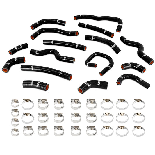 Mishimoto Silicone Heater Hose Kit, fits Toyota Land Cruiser 4.7L 1998-2002, Black MMHOSE-LCR-99HHBK