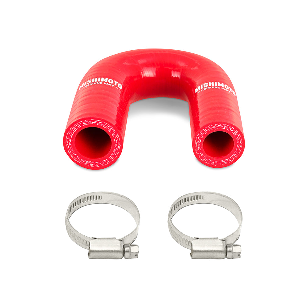 Mishimoto Silicone GM LS V8 Heater Core Bypass Hose, Red MMHOSE-LSHB-RD