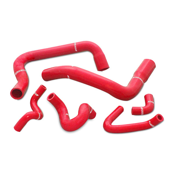 Mishimoto Ford Mustang GT/Cobra Silicone Radiator Hose Kit,1986-1993, Red MMHOSE-MUS-86RD