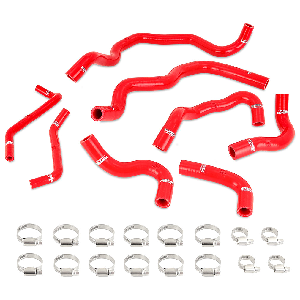 Mishimoto Silicone Intercooler Coolant Hose Kit, fits Infiniti Q50/Q60 3.0T 2016+, Red MMHOSE-Q50-16ANCRD
