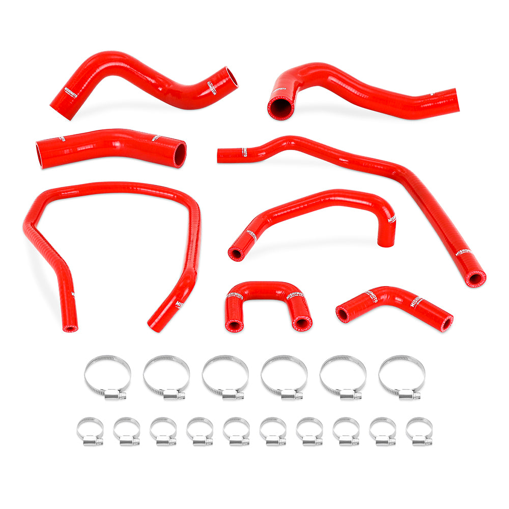 Mishimoto Silicone Radiator & Heater Hose Kit, fits Nissan Titan 5.6L 2004-2014, Red MMHOSE-TTN-04RD