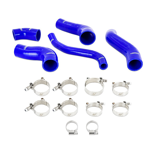 Mishimoto Silicone Intercooler Hose Kit, fits Hyundai Veloster Turbo 2013-2017, Blue MMHOSE-VLSTR-13TBL
