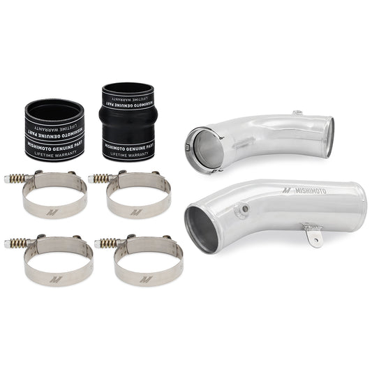 Mishimoto Cold-Side Intercooler Pipe and Boot Kit, fits 6.6L Duramax L5P '17-'19, Polished MMICP-DMAX-17CP