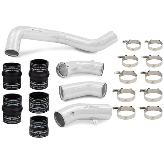Mishimoto Intercooler Pipe and Boot Kit, fits 6.6L Duramax (L5P) '17-'19, Polished MMICP-DMAX-17KP