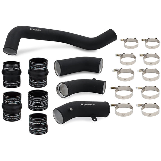 Mishimoto Intercooler Pipe and Boot Kit, fits Duramax (L5P) '17-'19, Black MMICP-DMAX-17KWBK