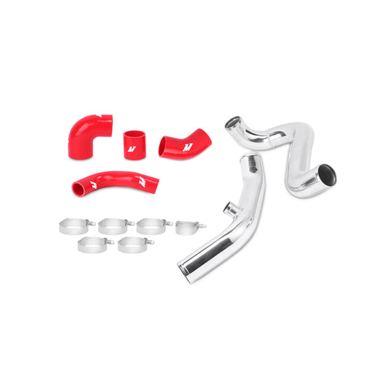 Mishimoto Mitsubishi Lancer Evolution 7/8/9 Upper Intercooler Pipe Kit, Red, 2001-2007 MMICP-EVO-01URD