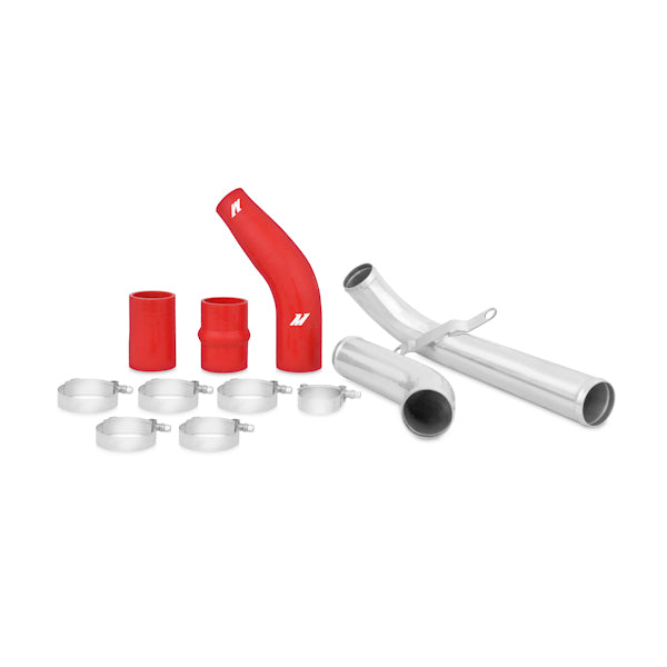 Mishimoto Mitsubishi Lancer Evolution X Upper Intercooler Pipe Kit, Red, 2008+ MMICP-EVO-10URD