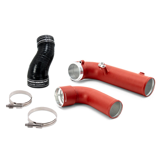 Mishimoto Performance Charge Pipe, Fits Toyota GR Supra 3.0L 2020+, Wrinkle Red MMICP-SUP-20RD
