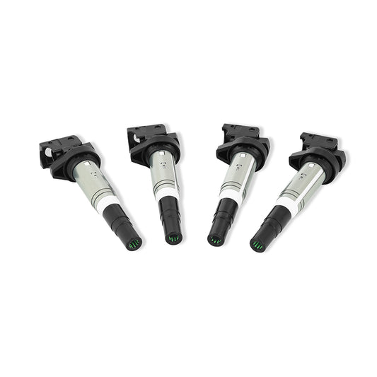 Mishimoto Ignition Coil, fits BMW M54, N20, N52, N54, N55, N62, S54, S62 2002+, Set of 4 MMIG-BMW-0204
