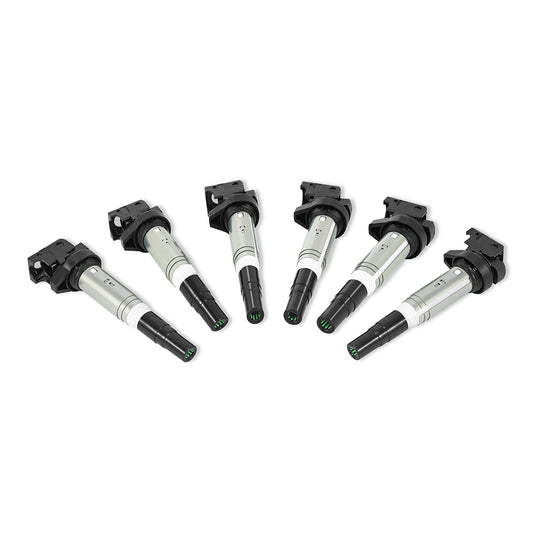 Mishimoto Ignition Coil, fits BMW M54, N20, N52, N54, N55, N62, S54, S62 2002+, Set of 6 MMIG-BMW-0206