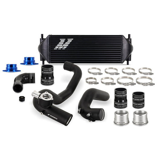 Mishimoto Performance Intercooler Kit, Ford Bronco 2.3L 2021+, Black IC, Black IC Pipes MMINT-BR23-21KBBK