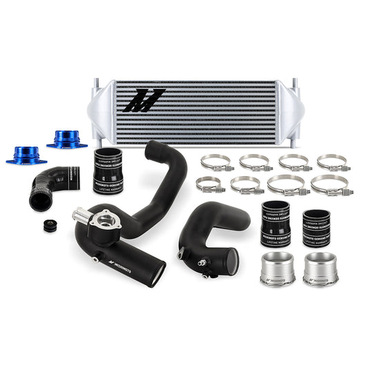 Mishimoto Performance Intercooler Kit, Ford Bronco 2.3L 2021+, Silver IC, Black IC Pipes MMINT-BR23-21KBSL