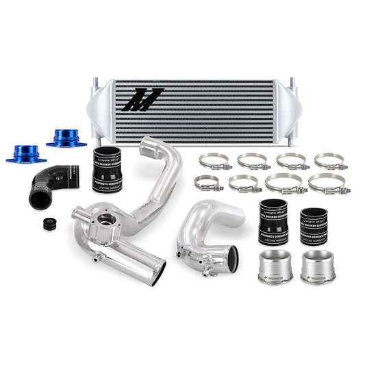 Mishimoto Performance Intercooler Kit, Ford Bronco 2.3L '21+, Silver IC, Polished IC Pipes MMINT-BR23-21KPSL