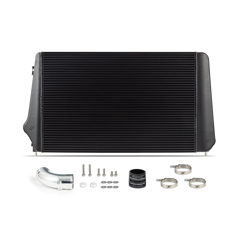 Mishimoto Performance Intercooler, fits Chevrolet/GMC 6.6L Duramax L5P 2017-2019, Black MMINT-DMAX-17BK