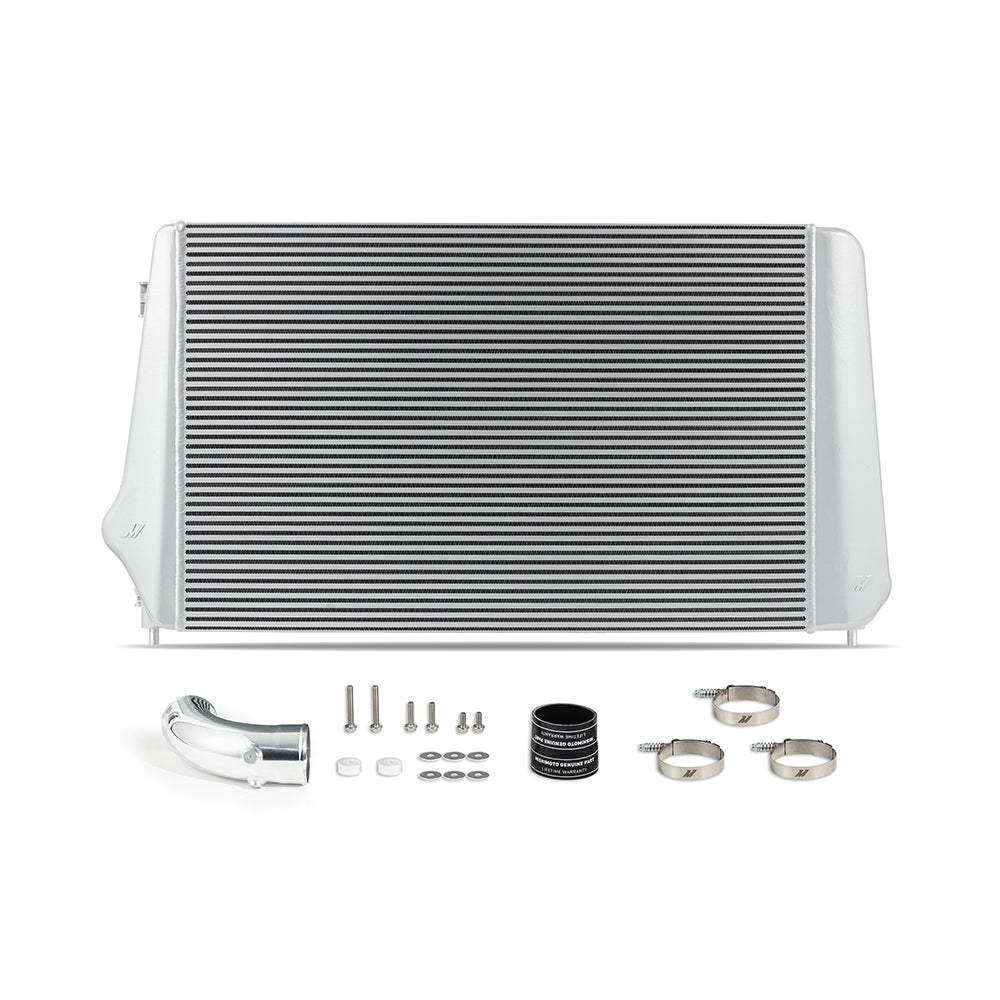 Mishimoto Performance Intercooler, fits Chevrolet/GMC 6.6L Duramax L5P 2017-2019, Silver MMINT-DMAX-17SL