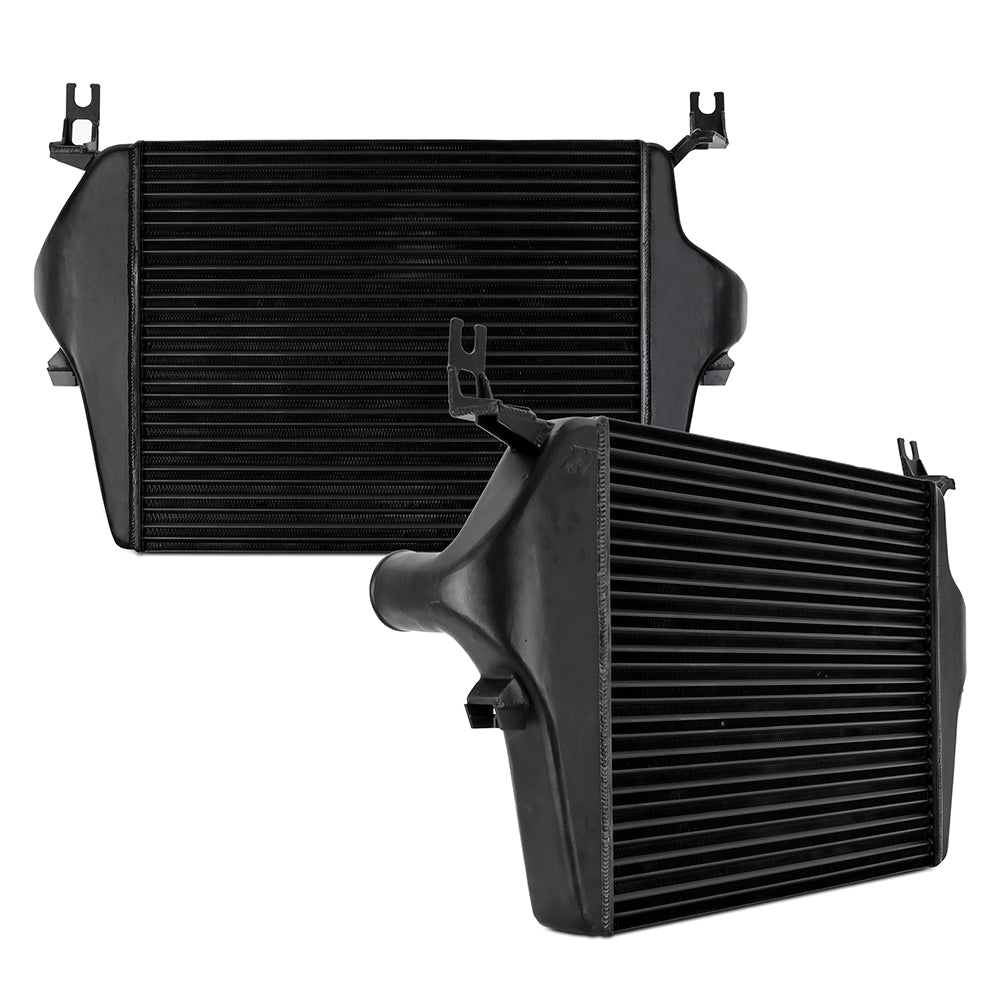 Mishimoto Cast End Tank Replacement Intercooler, Fits Ford 6.0L Powerstroke 2003-2007 MMINT-F2D-03TBK