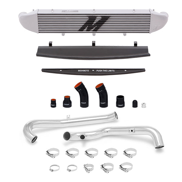 Mishimoto Ford Fiesta ST Intercooler Kit, 2014-2019 Polished Pipes, Silver Cooler MMINT-FIST-14KPSL