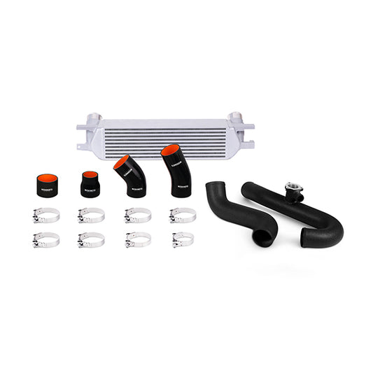 Mishimoto Ford Mustang EcoBoost Performance Intercooler Kit, 2015+ Silver w/ Black Pipes MMINT-MUS4-15KWSL