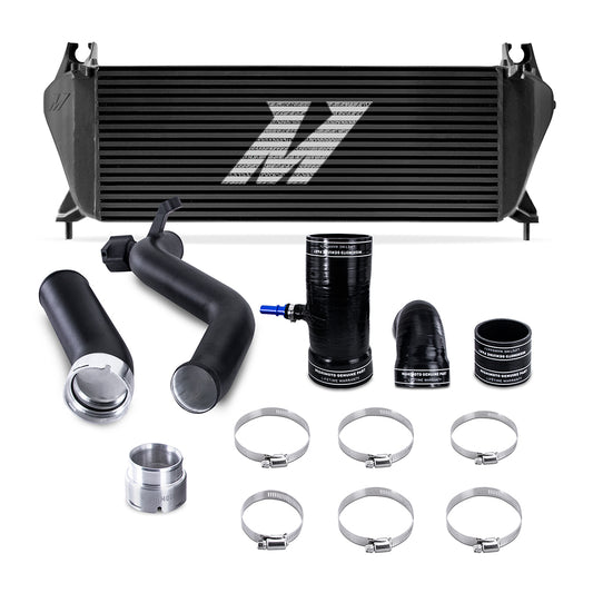 Mishimoto Intercooler Kit, fits Ford Ranger 2.3L 2019+, Black Intercooler, Black Pipes MMINT-RGR-19KBKBK