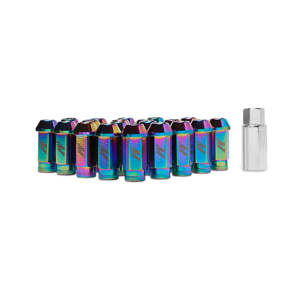 Mishimoto Aluminum Locking Lug Nuts, M12 x 1.25, Neo Chrome MMLG-125-LOCKNC