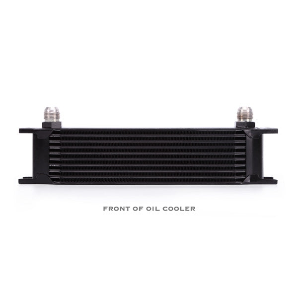 Mishimoto Universal 10 Row Oil Cooler, Black MMOC-10BK