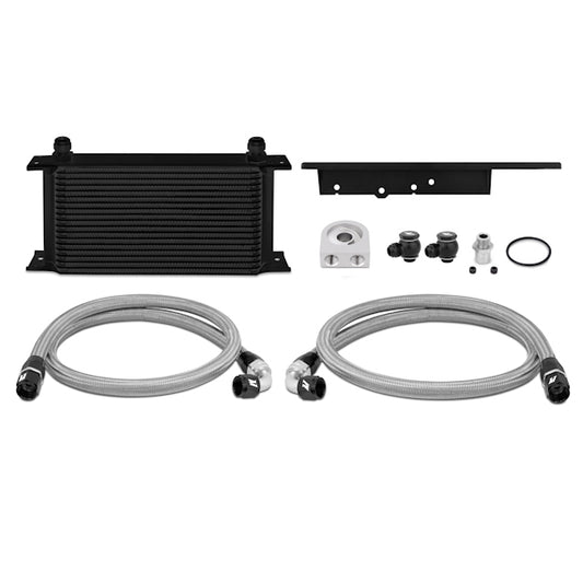 Mishimoto 2003-2009 Nissan 350Z / 2003-2007 Infiniti G35 Coupe Oil Cooler Kit, Black MMOC-350Z-03BK