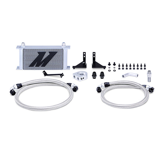 Mishimoto Ford Fiesta ST Oil Cooler Kit, 2014-2019 Silver Non-Thermostatic MMOC-FIST-14