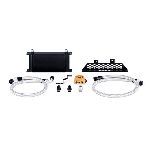 Mishimoto Ford Focus ST Oil Cooler Kit, 2013-2018 Black Thermostatic MMOC-FOST-13TBK
