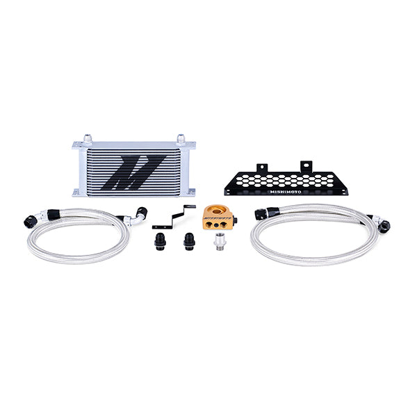 Mishimoto Ford Focus ST Oil Cooler Kit, 2013-2018 Silver Thermostatic MMOC-FOST-13T