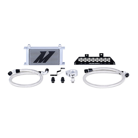 Mishimoto Ford Focus ST Oil Cooler Kit, 2013-2018 Silver Non-Thermostatic MMOC-FOST-13