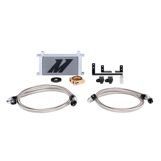Mishimoto Mazda Miata Oil Cooler Kit, 2016-2018, Silver, Thermostatic MMOC-MIA-16T