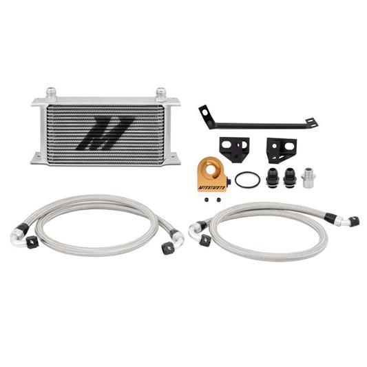 Mishimoto Ford Mustang EcoBoost Thermostatic Oil Cooler Kit, 2015-2017, Silver MMOC-MUS4-15T