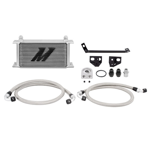 Mishimoto Ford Mustang EcoBoost Oil Cooler Kit, 2015-2017, Silver MMOC-MUS4-15