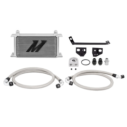 Mishimoto Ford Mustang EcoBoost Oil Cooler Kit, 2015-2017, Silver MMOC-MUS4-15